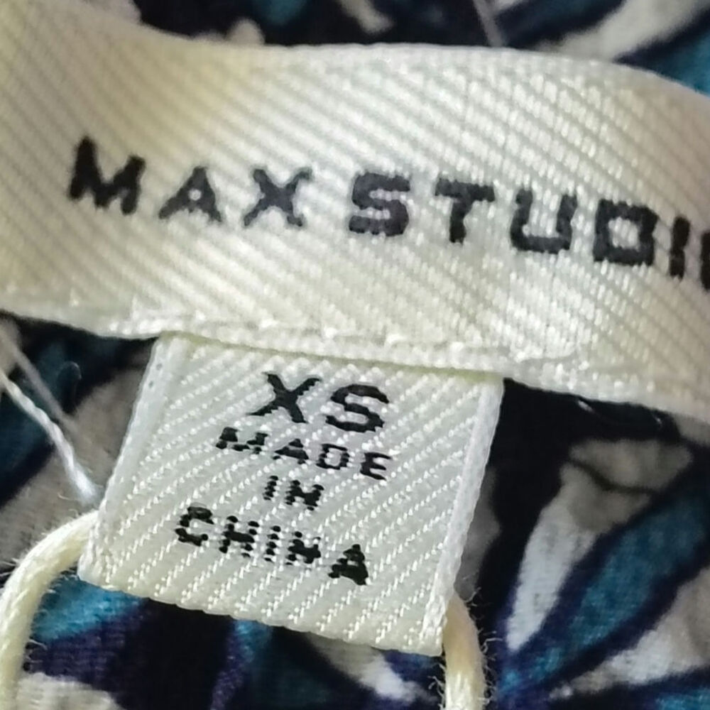 Max Studio Wide Leg Pant Blue Womens Size.XS - Picture 4 of 4